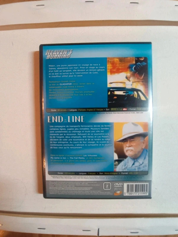 Dvd 2 en 1 Heaven's burning/end of the line 2