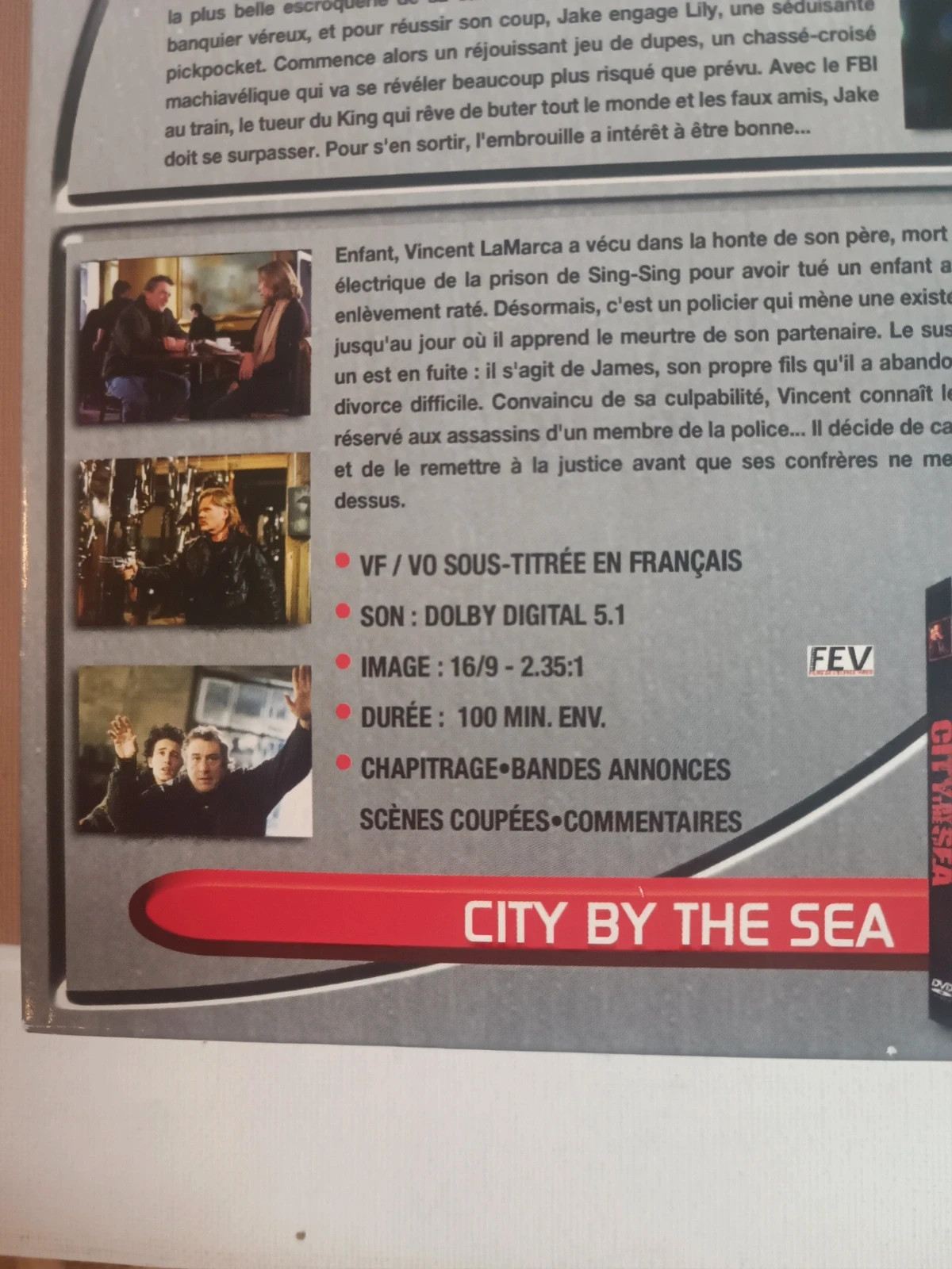 Coffret de 2 Dvd "Confidence" " City by the sea" 3