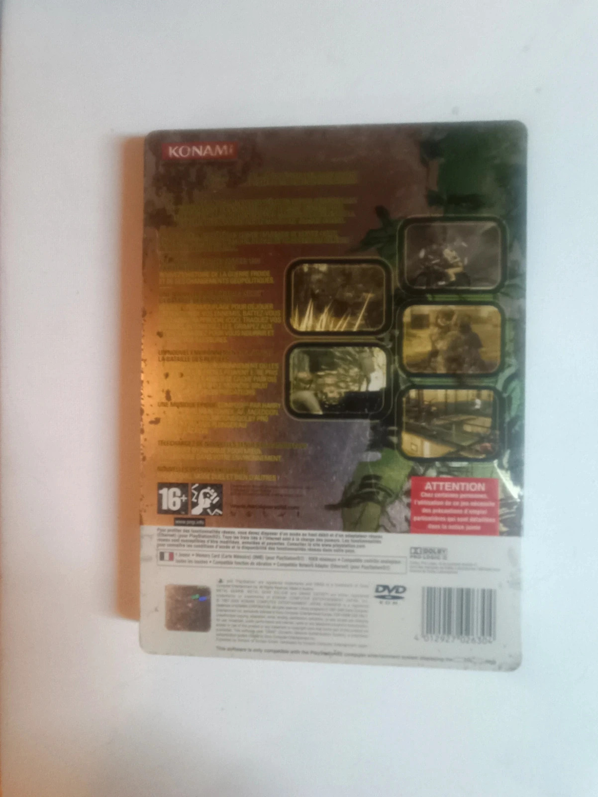 Jeu Metal Gear Solid 3 edition steelboock pour PS2 2