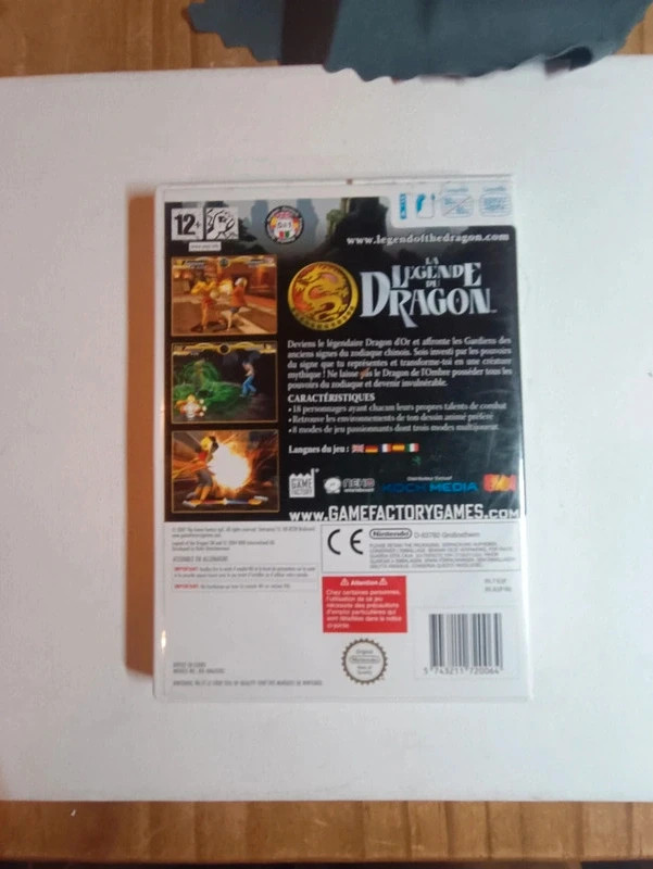 Jeu la légende du dragon pour Wii 2