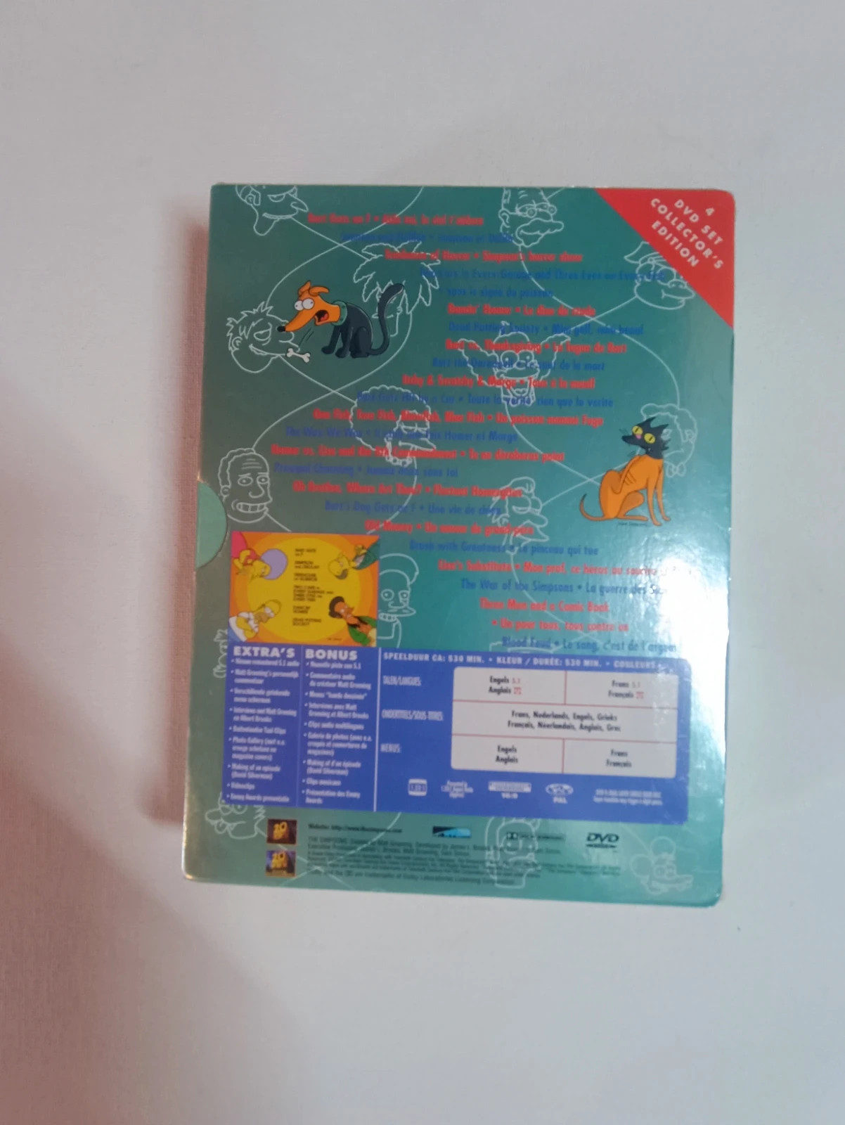 Coffret de 4 Dvd Les Simpson saison 2 complète 2