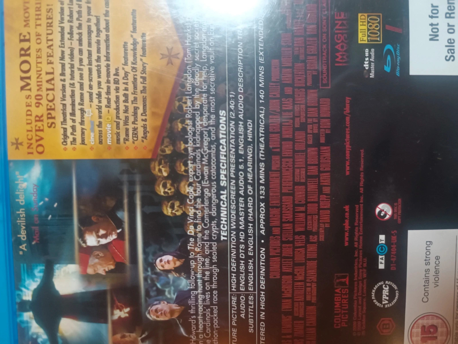 Blu-ray Angels&Demons 3