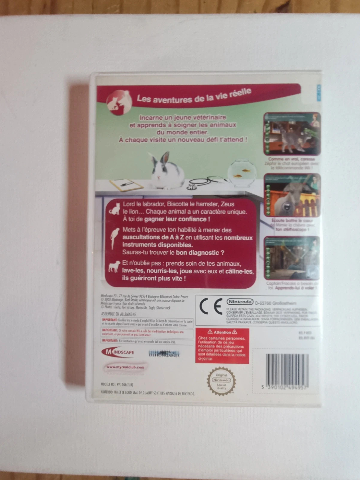 Jeu Real stories Vétérinaire pour Wii 2