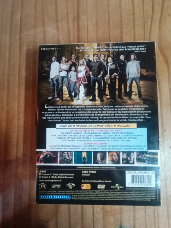 Coffret de 7 Dvd Heroes Saison 1 2