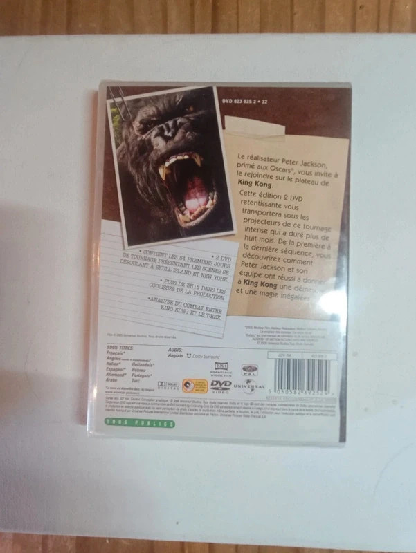 Dvd King Kong edition collector sous blister 2