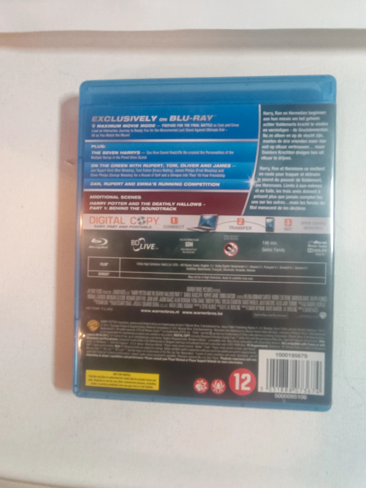 Blu-ray Harry Potter et les reliques de la mort 3