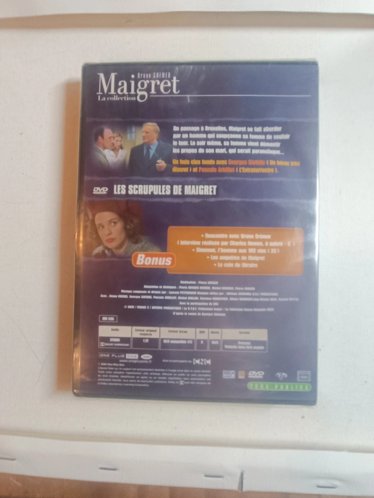 Dvd Les Scrupules De Maigret sous blister 2