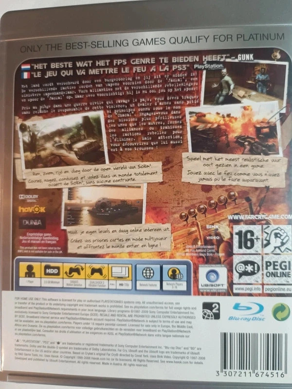 Jeu FarCry 2 Version Platinum pour PS3 2