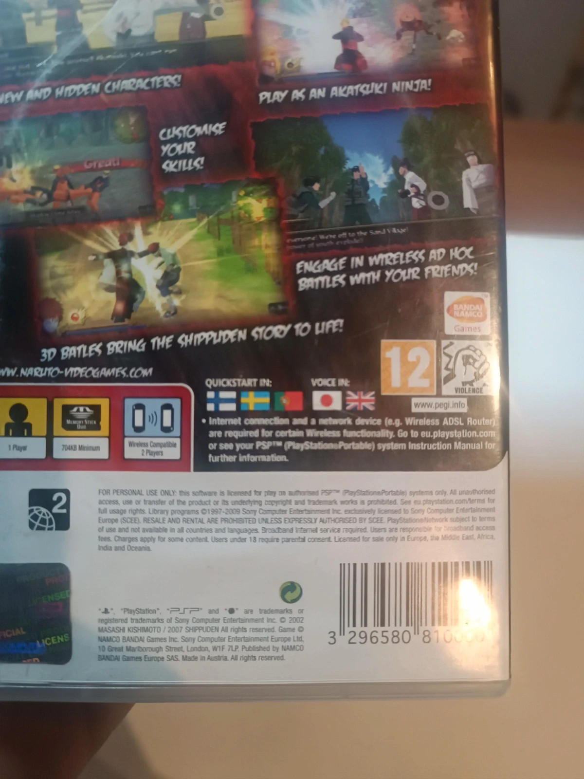 Jeu Naruto Akatsuki Rising pour PSP 4