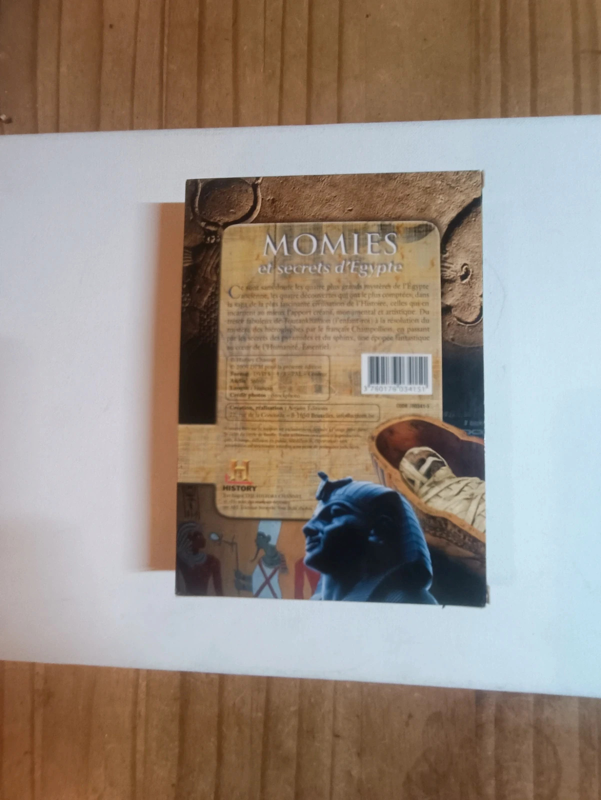 Coffret de 4 Dvd Momies et secret d'Égypte 3