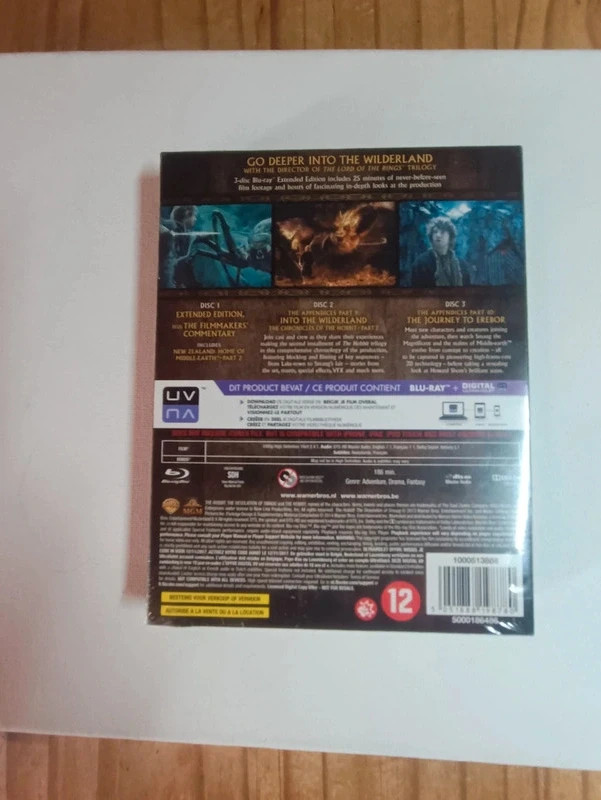Blu-ray The Hobbit La désolation De Smaug sous blister 2