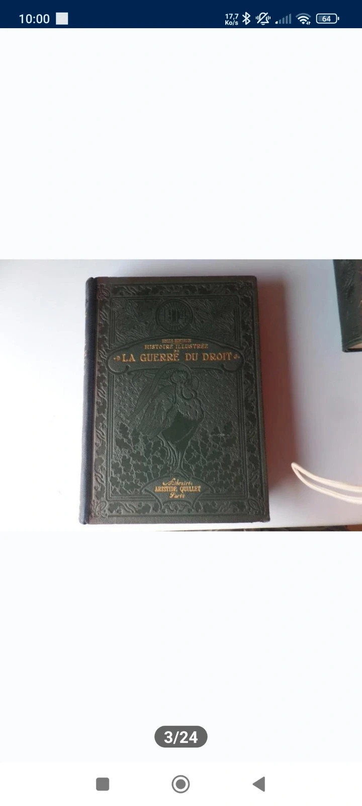 3 tomes la guerre du droit de Emile hinzelin 1916 3