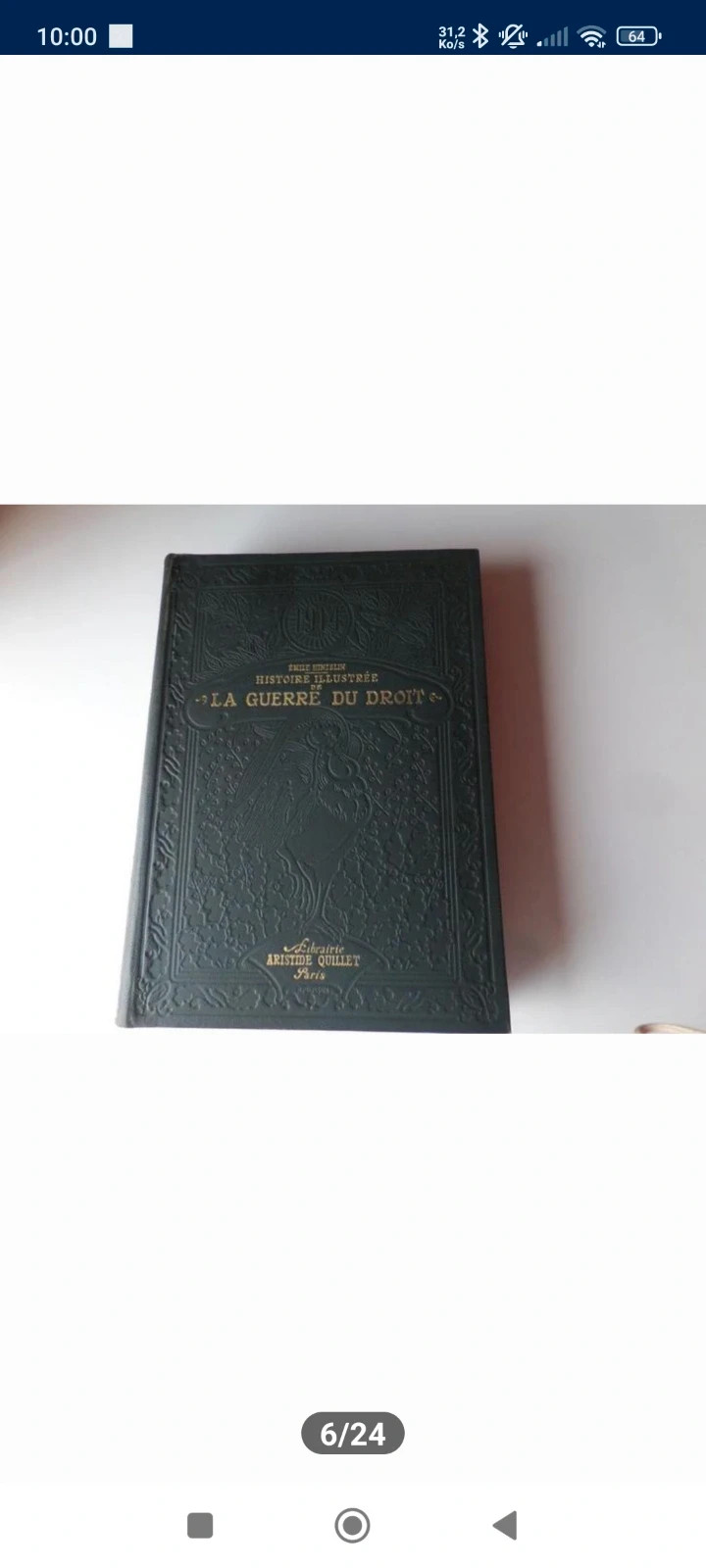 3 tomes la guerre du droit de Emile hinzelin 1916 4