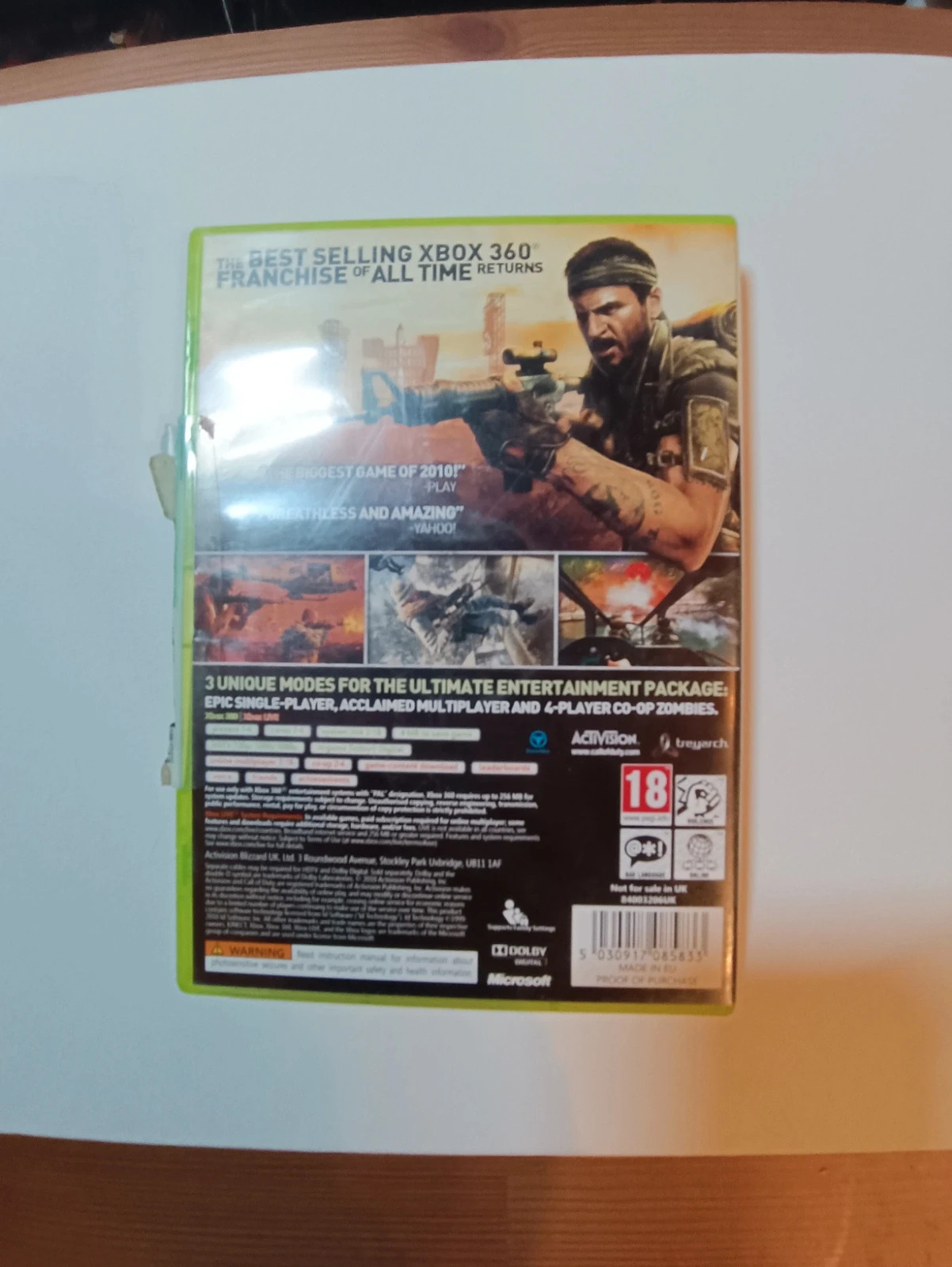 Jeu Call Of Duty Black Ops pour Xbox 360 2