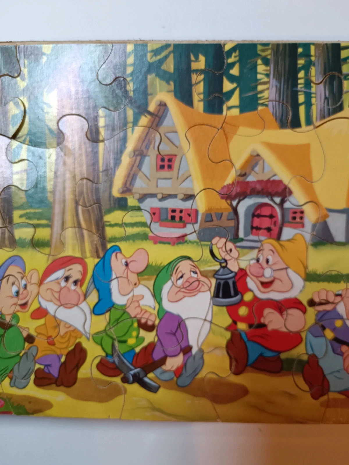 Puzzle vintage kolibri 20 pièces en bois des sept nain – Kolibri 3