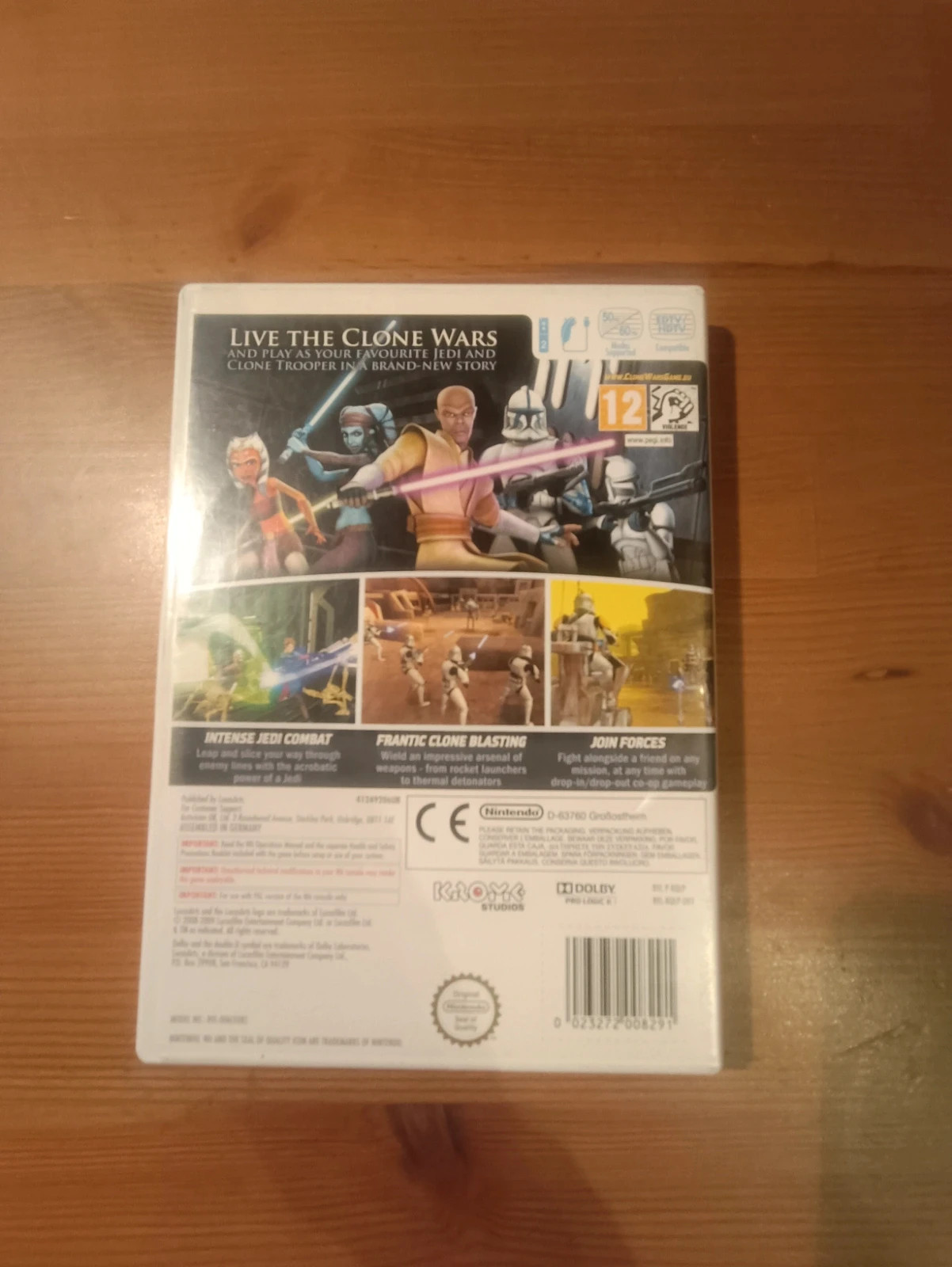 Jeu Star Wars The Clone Wars pour Wii 2