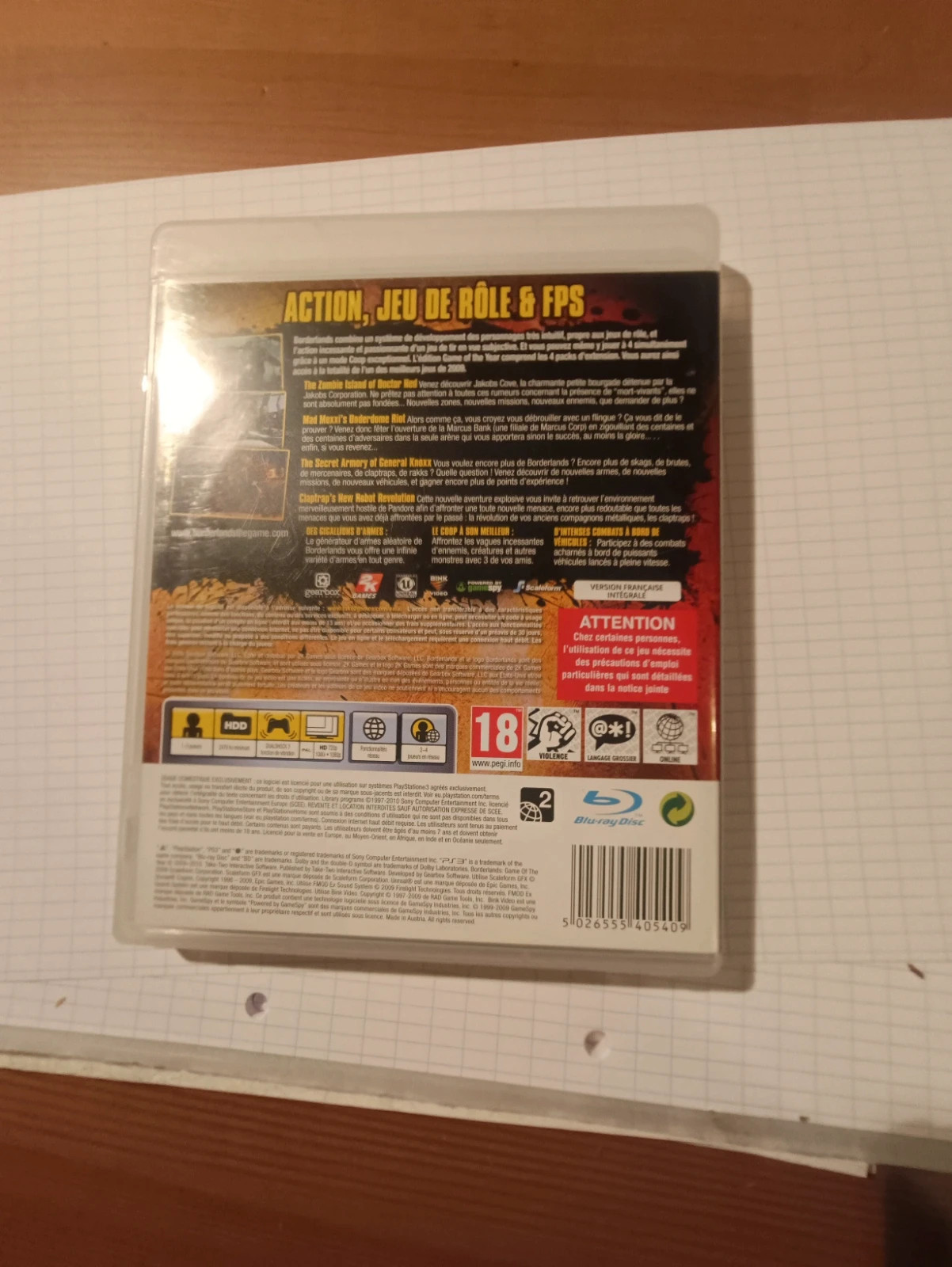 Jeu Bordelands Edition Game Of The Year pour PS3 3
