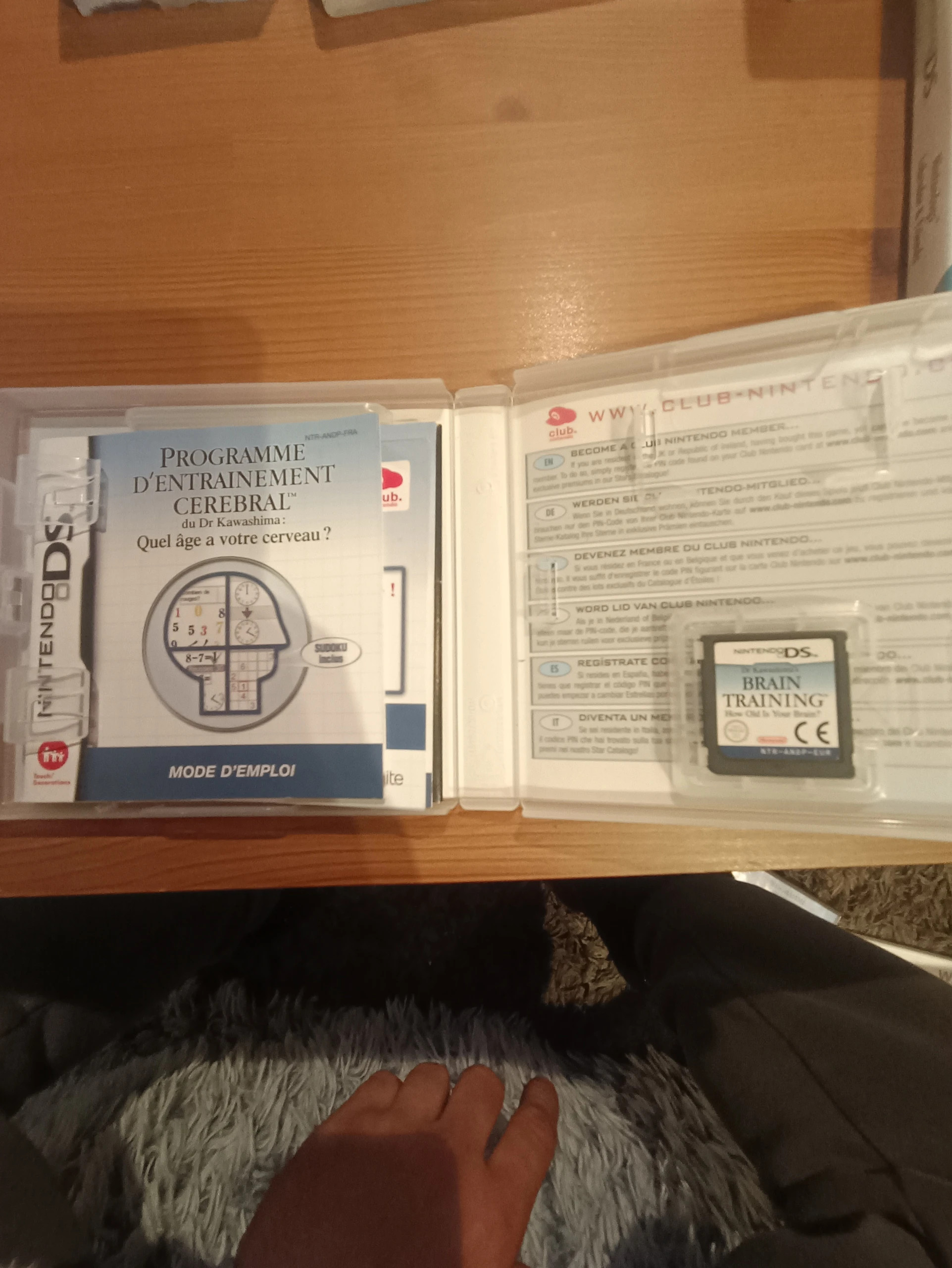 Jeu programme d'entrainement cérébral pour DS 3