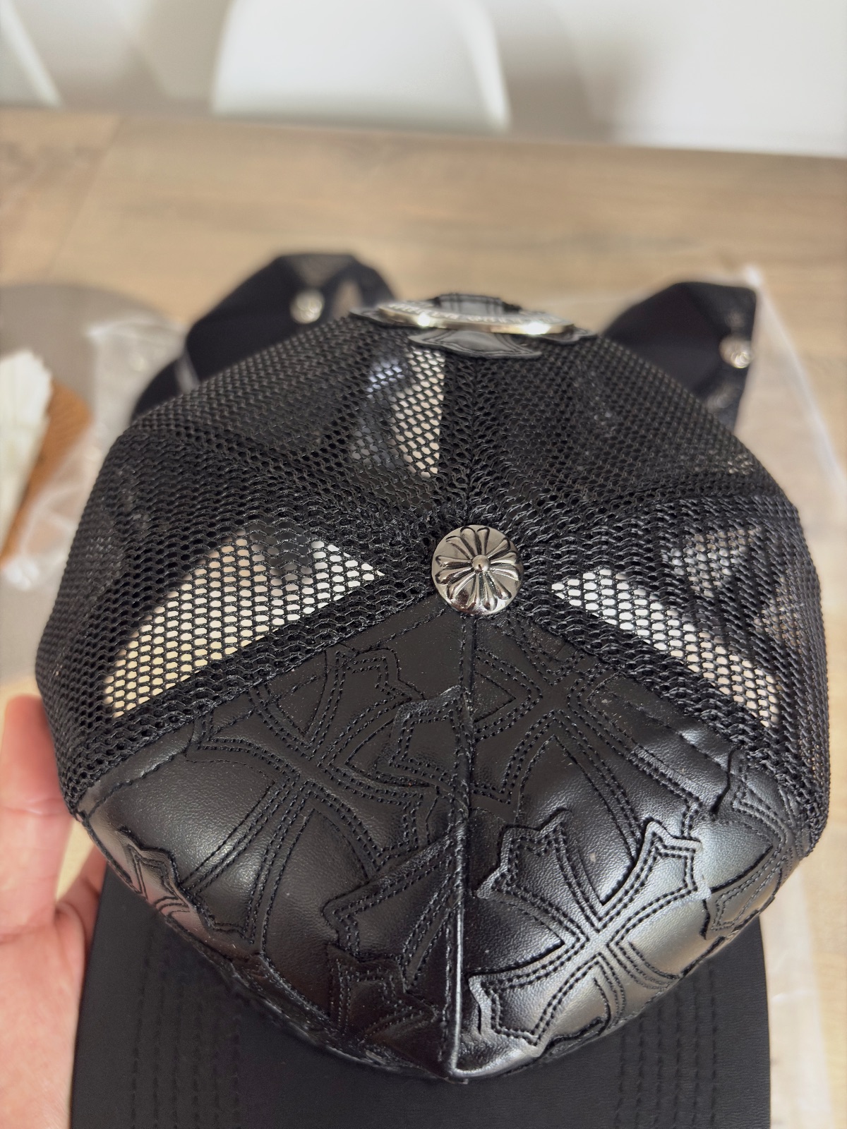 Gorra de cuero – Crome – taille Taille unique 3