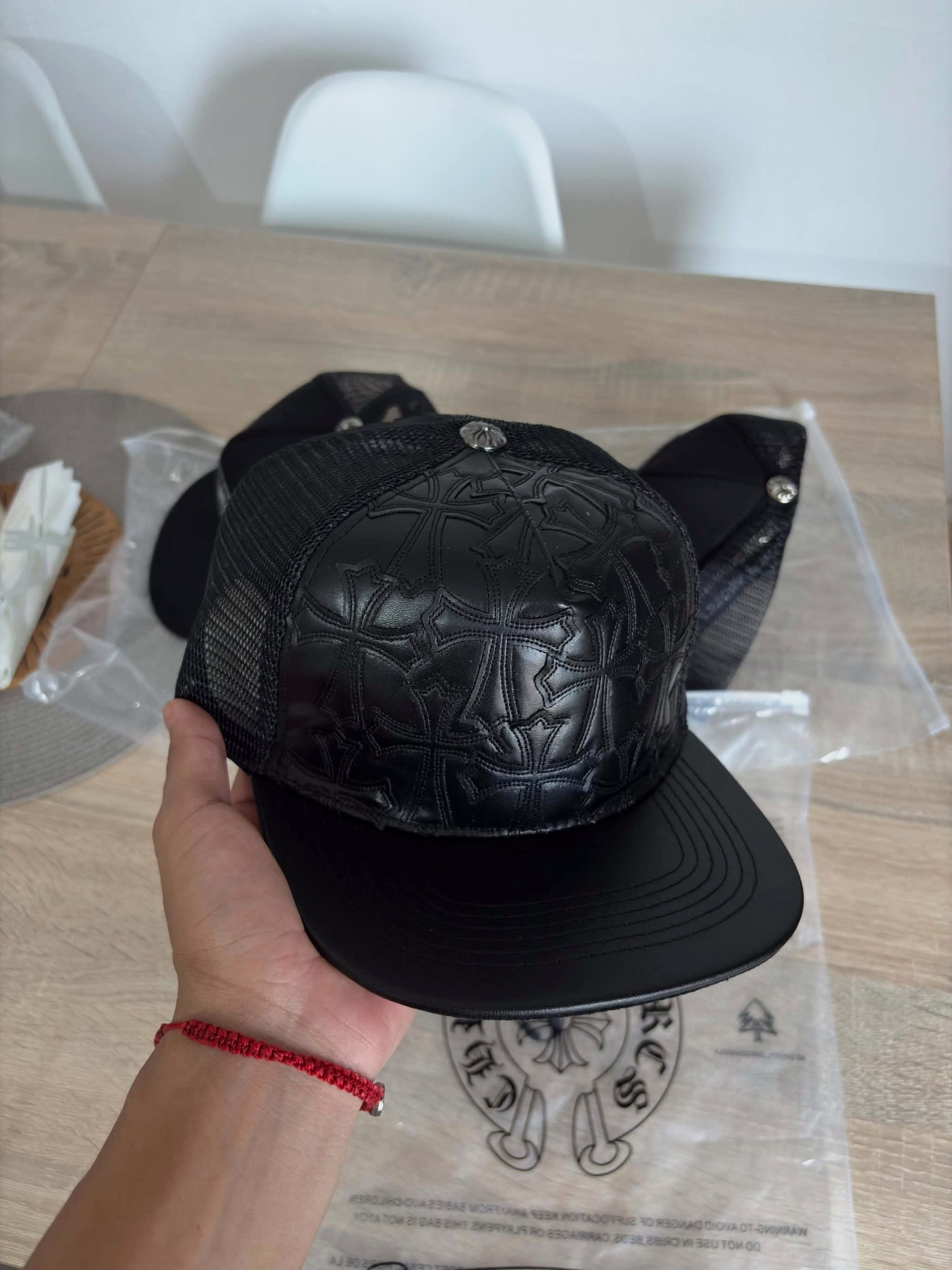 Gorra de cuero – Crome – taille Taille unique