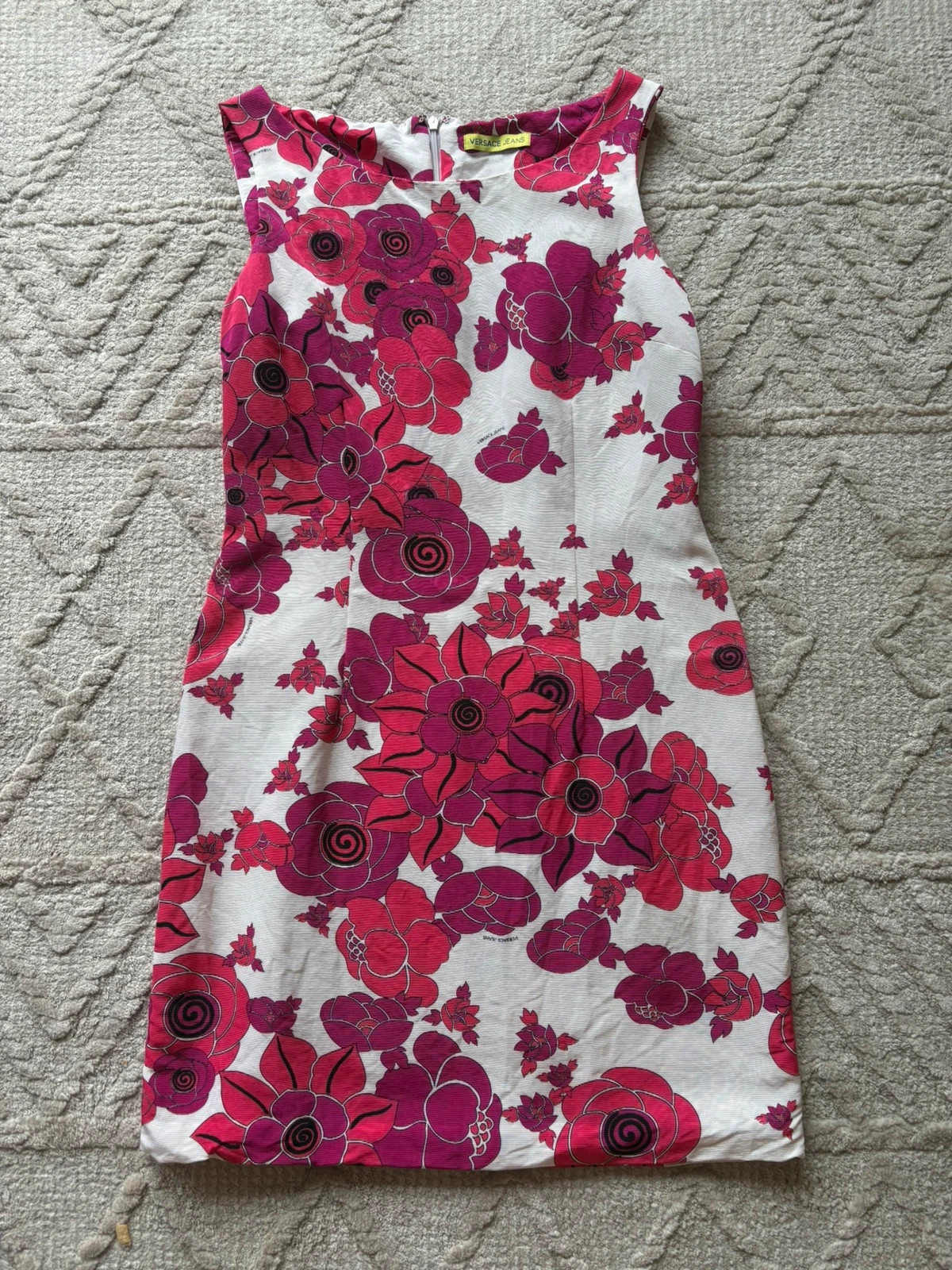 Robe a fleurs versace jeans comme neuf!