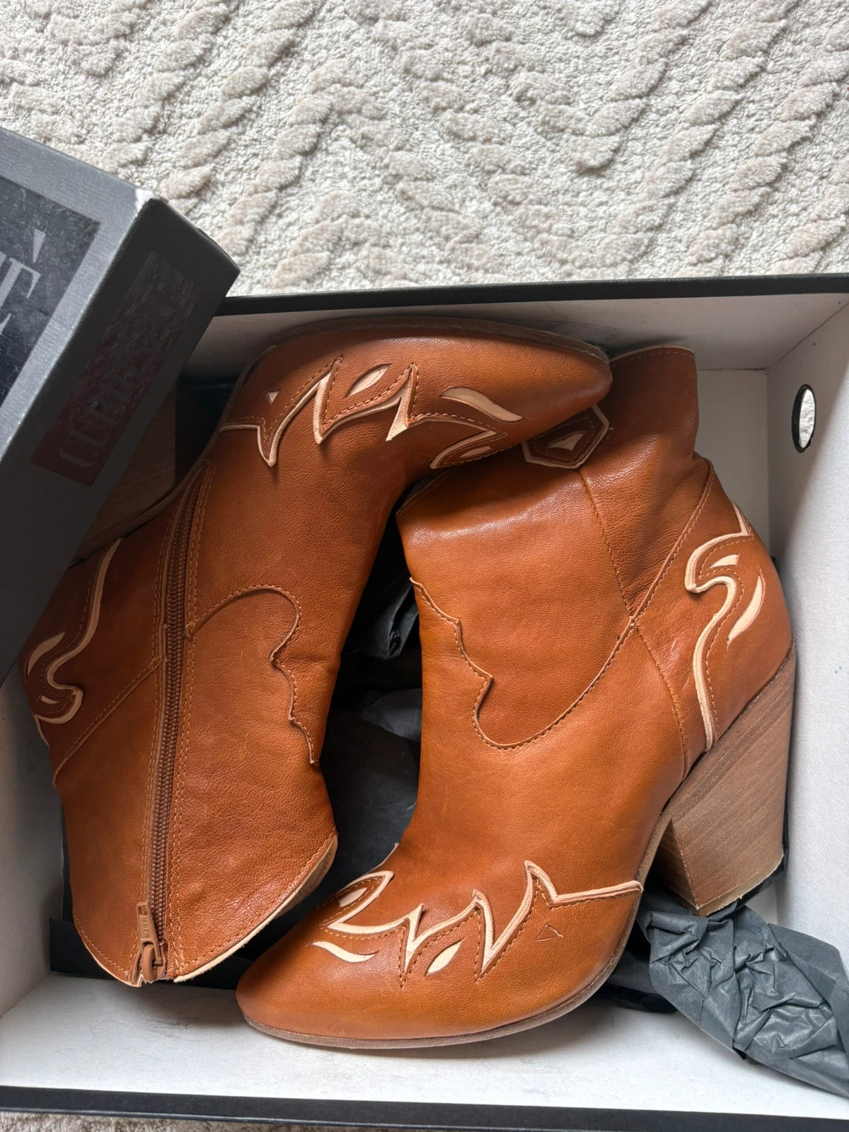 Bottines curiositè cuir cowboy – Curiosité – taille 39 2