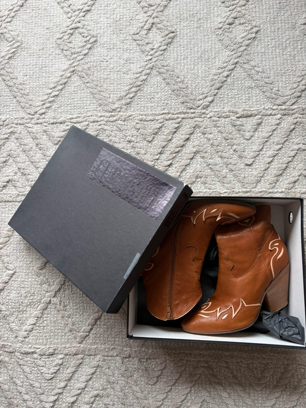 Bottines curiositè cuir cowboy – Curiosité – taille 39