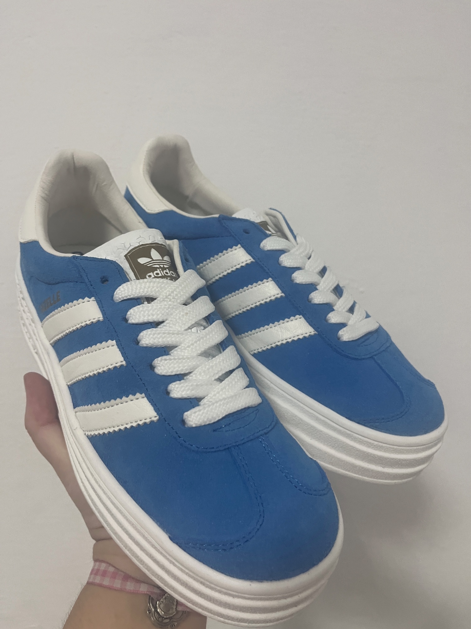 Zapatillas Adidas Gazelle Bold Azules Talla 37 (Plataforma – Adidas – taille EU 37