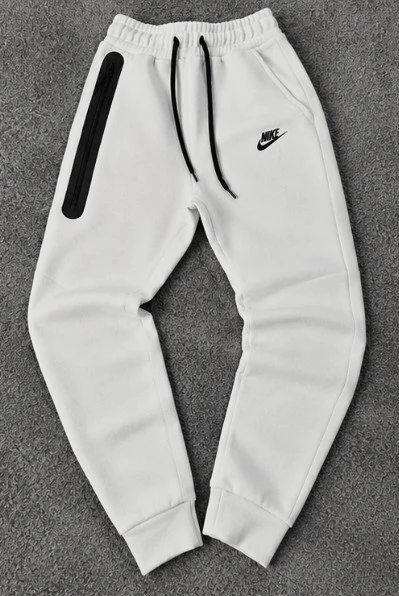 Pantalon de survêtement Nike Tech Fleece blanc