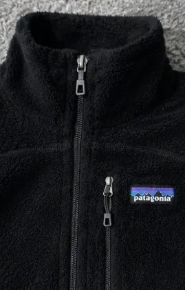 Veste polaire Patagonia noire à fermeture zippée – Patagonia – taille S 2