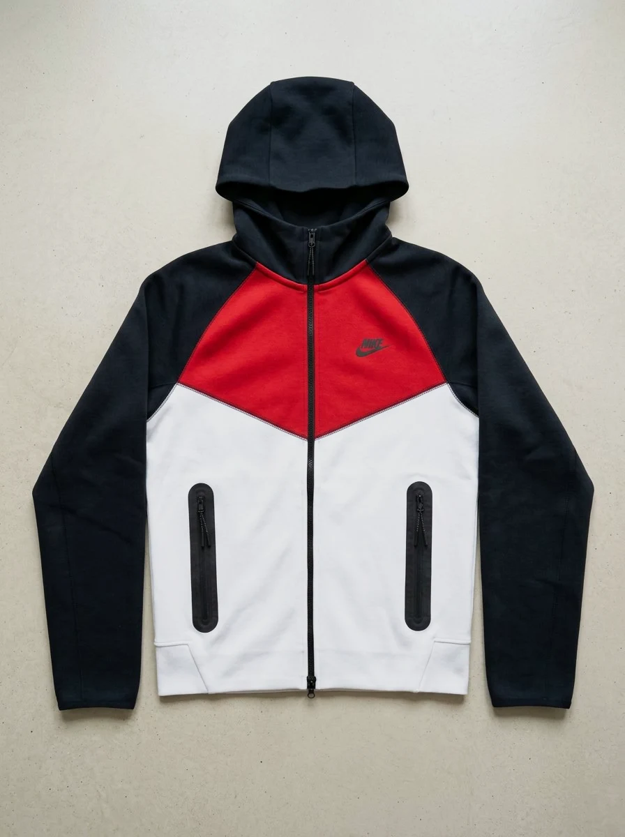 Veste à capuche Nike Tech Fleece tricolore