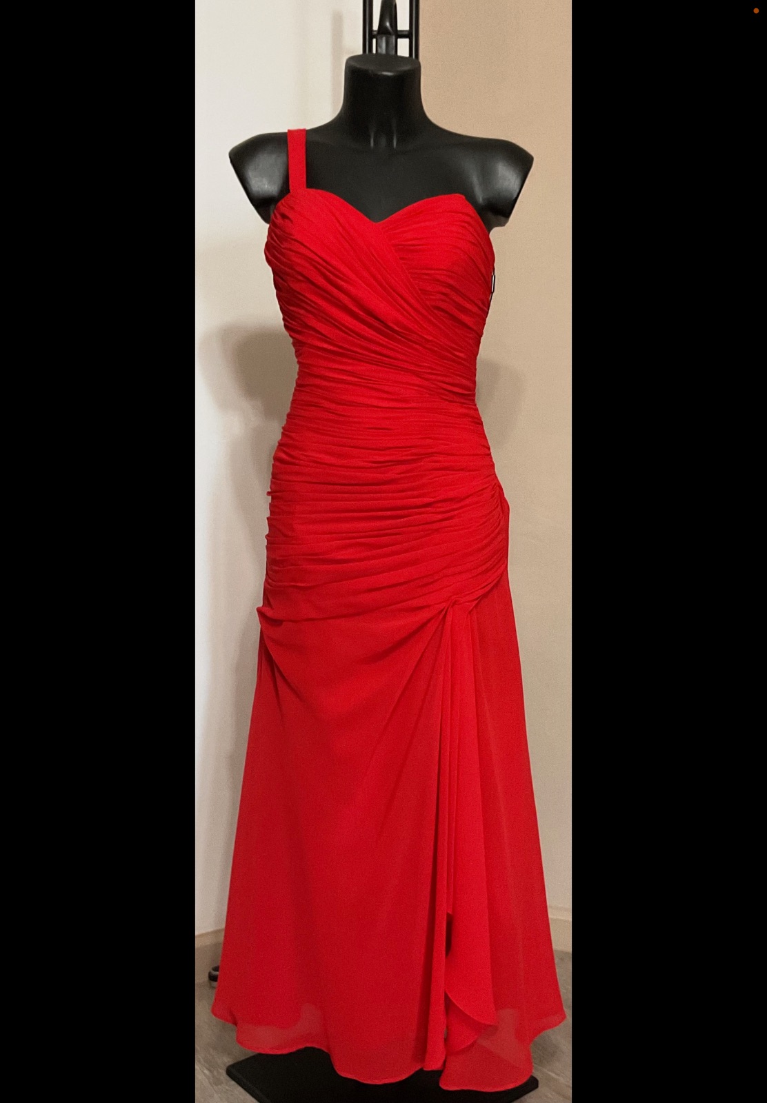 Robe longue soirée rouge – Light in the box – taille M 7