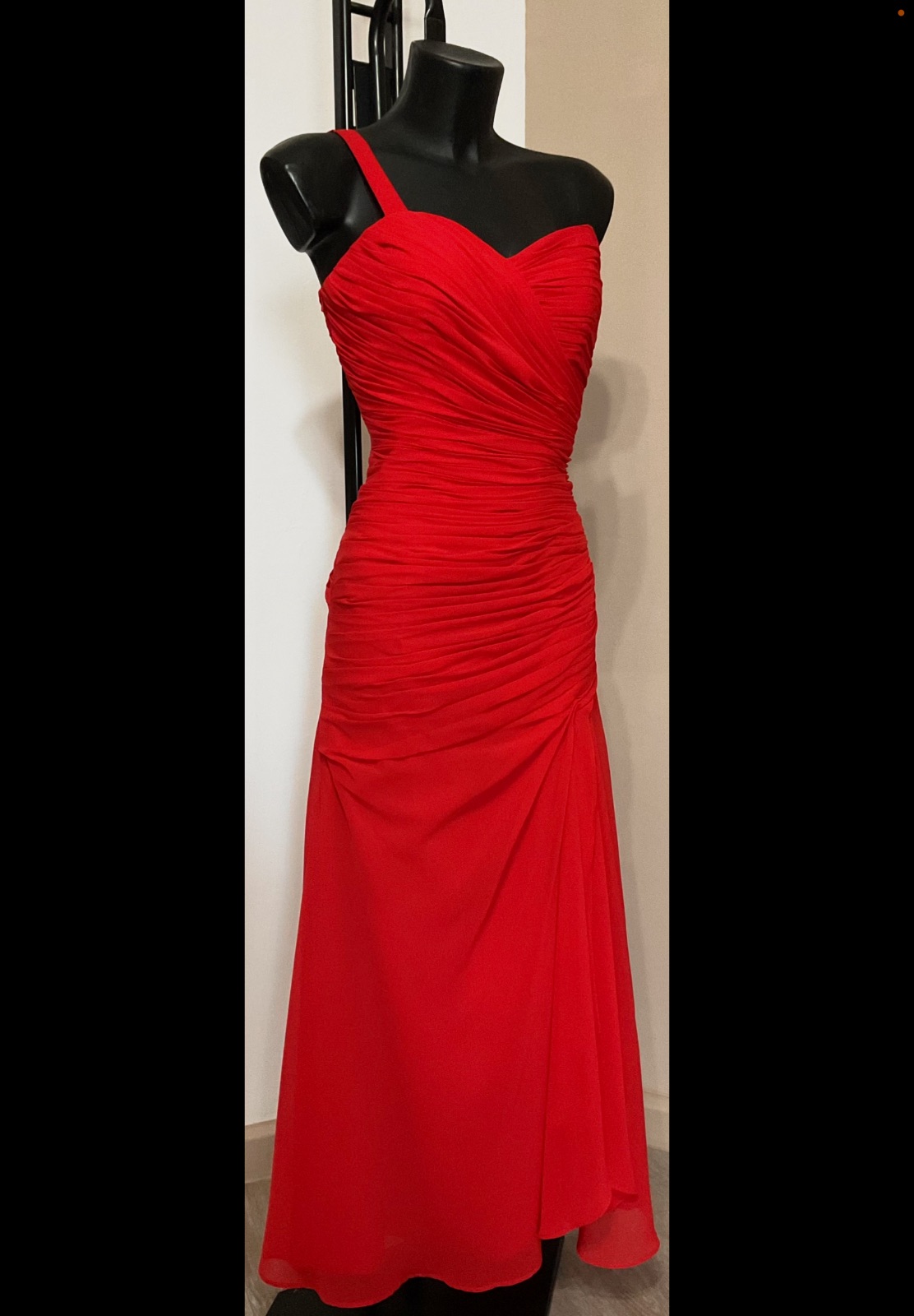 Robe longue soirée rouge – Light in the box – taille M 2