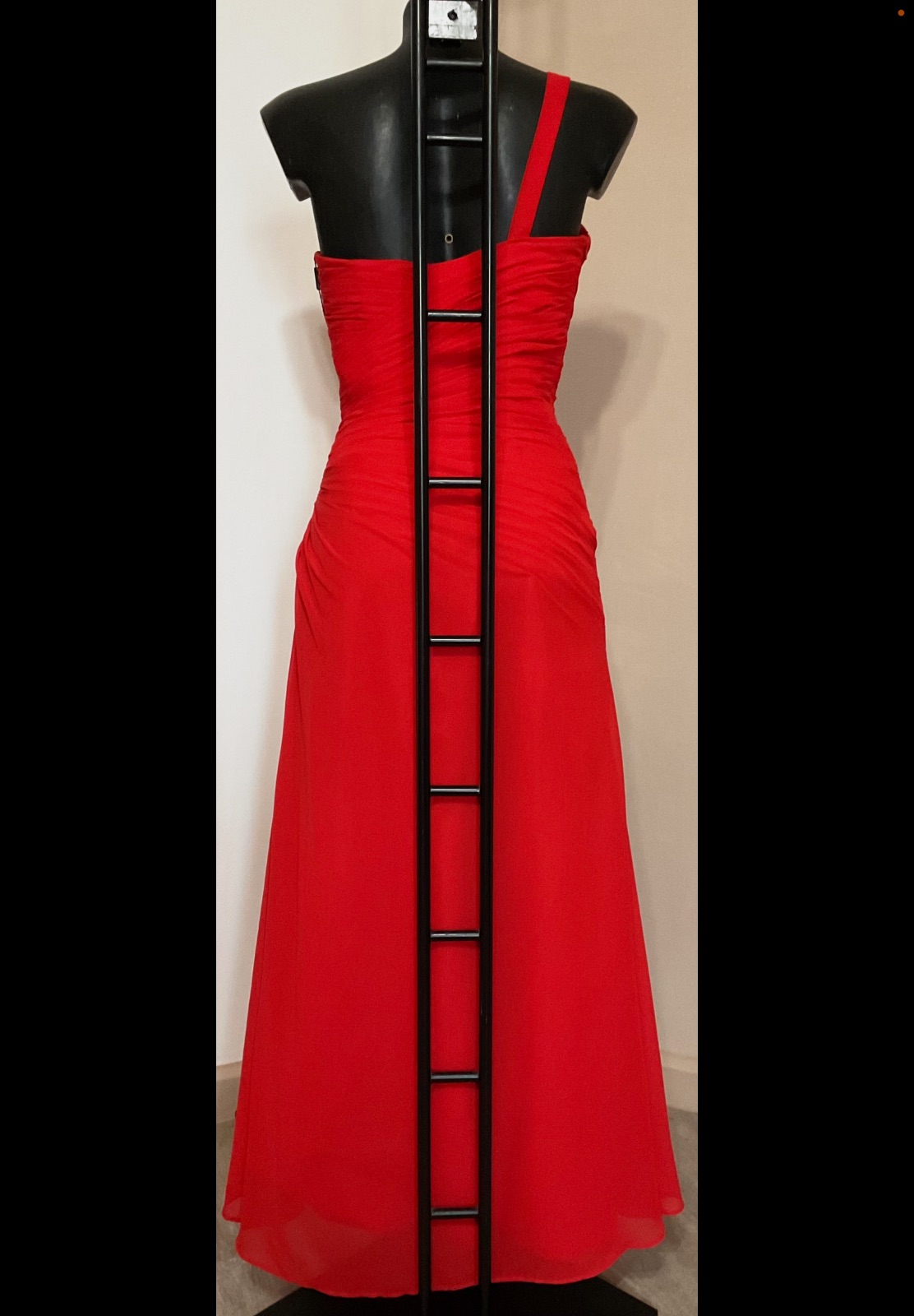Robe longue soirée rouge – Light in the box – taille M 4