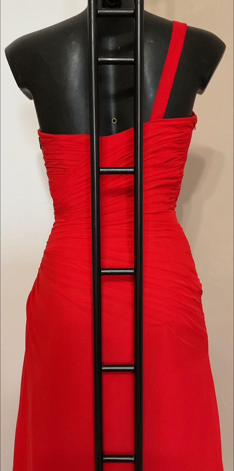 Robe longue soirée rouge – Light in the box – taille M 5