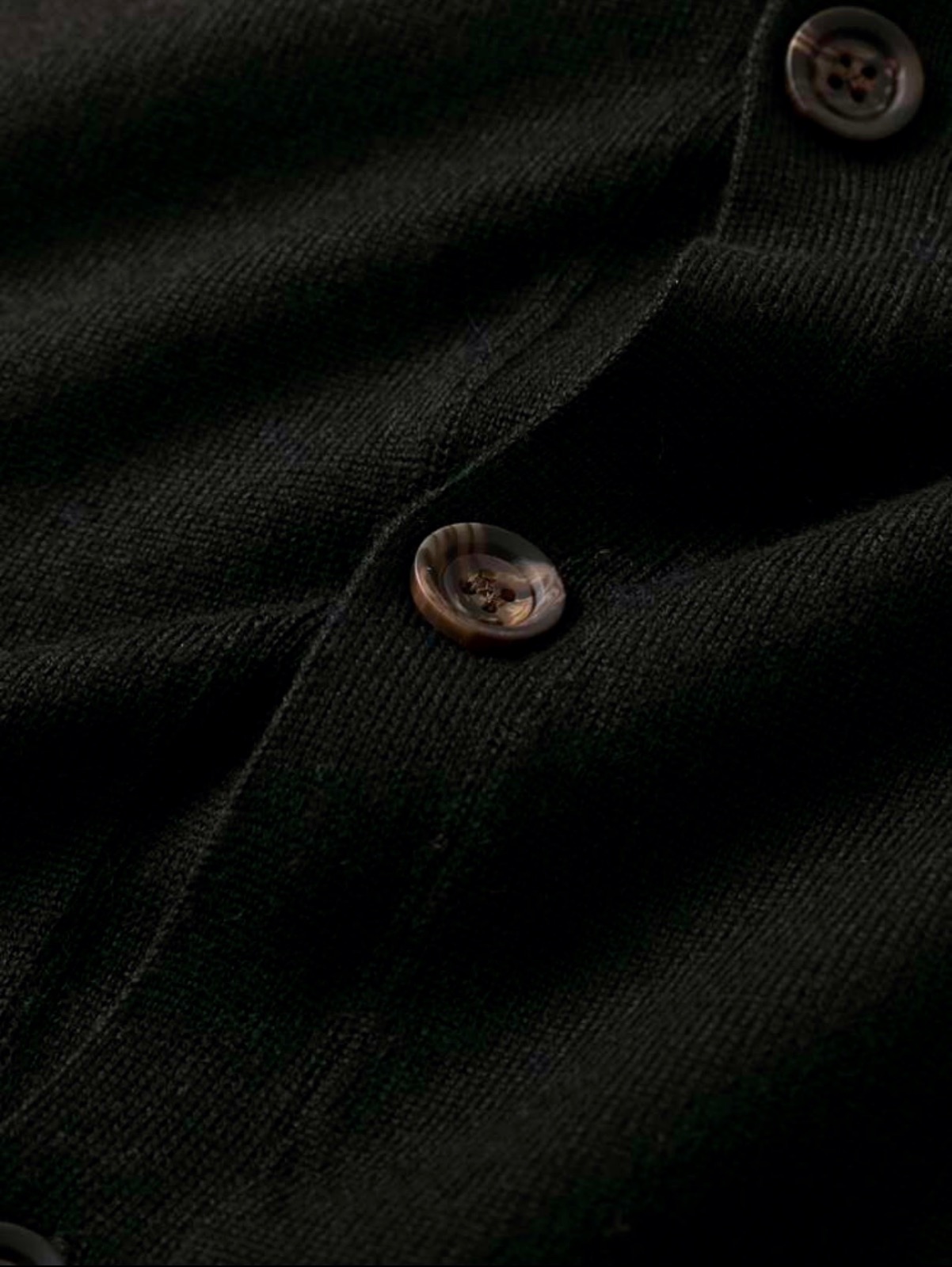 Cardigan noir col V - Taille M – Sans marque – taille M 2
