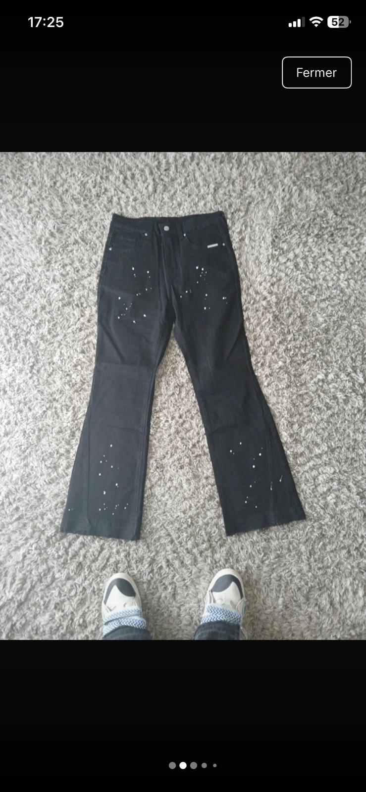 Jeans flare noir – Zara – taille S 2