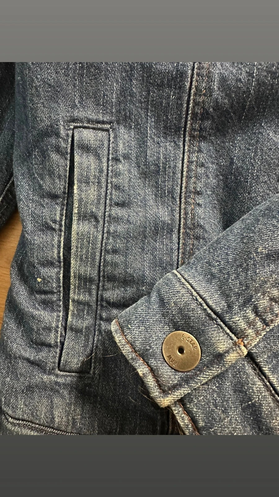 Veste G star raw en jean doublure sherpa mouton – G-Star RAW – taille M 4