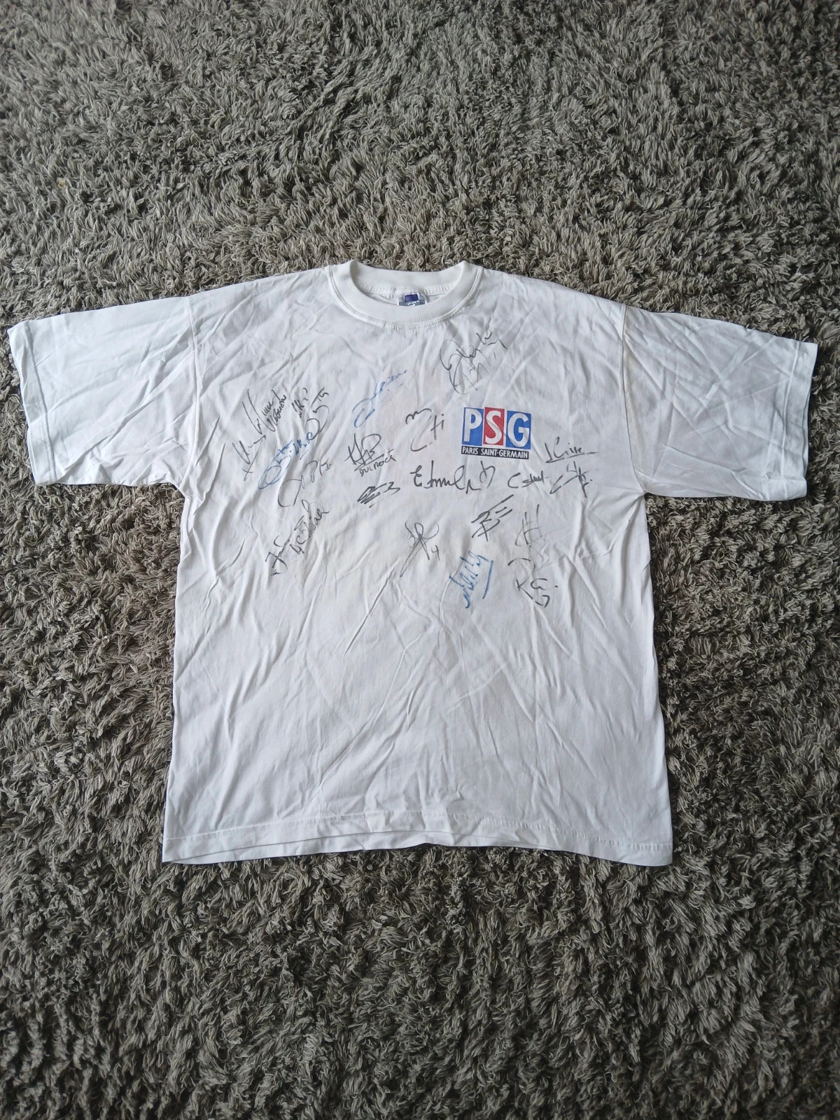 T-shirt psg collector avec signature – Paris Saint-Germain – taille XL 2