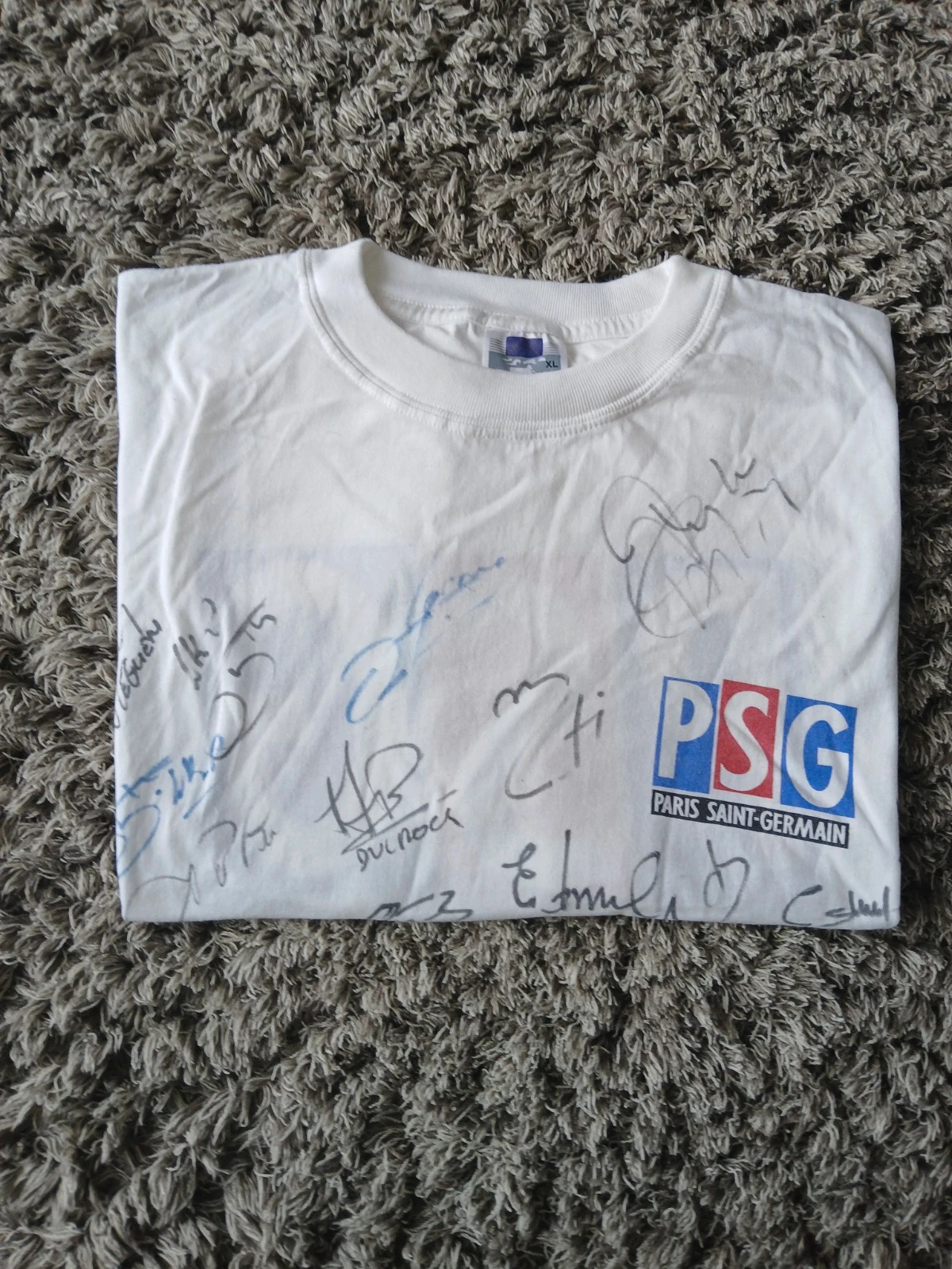 T-shirt psg collector avec signature
