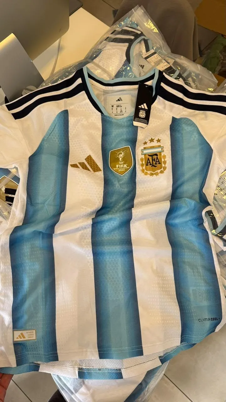 Maillot Adidas Argentine bleu blanc 3 étoiles 2