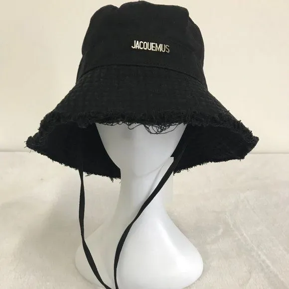 Chapeau bob Jacquemus noir 3