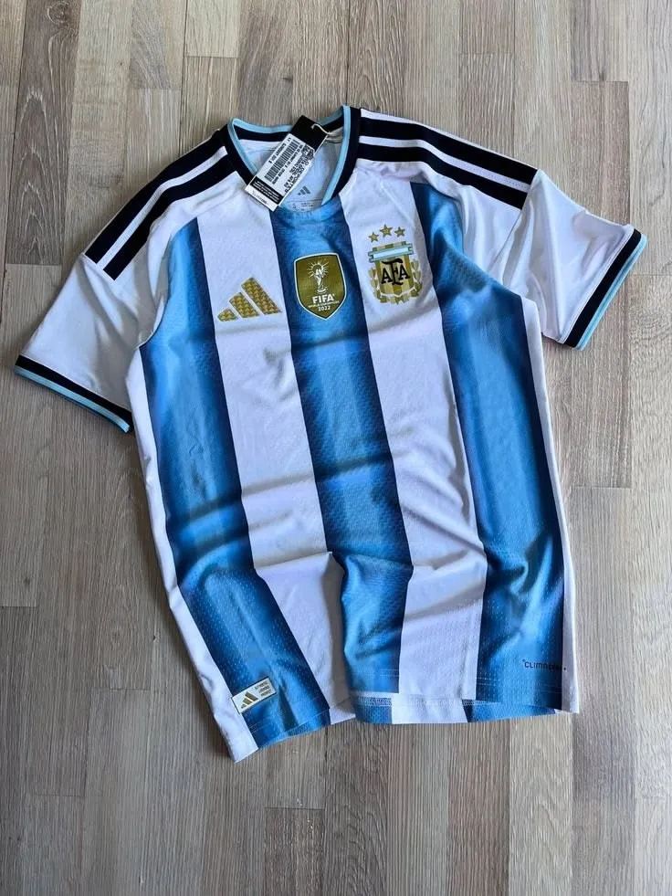 Maillot Adidas Argentine bleu blanc 3 étoiles