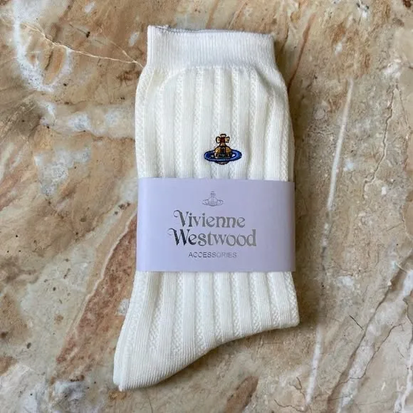 Vivienne Westwood chaussettes noires et blanches lot 3