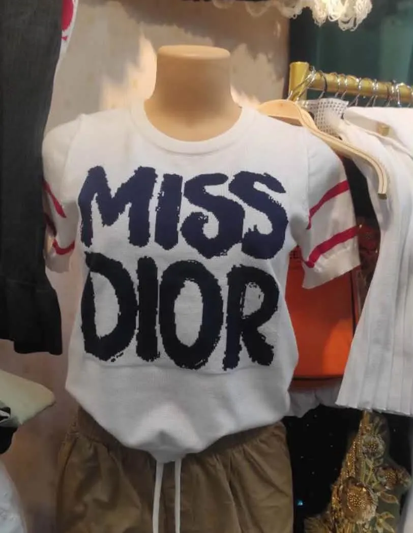 Sweatshirt Dior Miss Dior bleu marine 2
