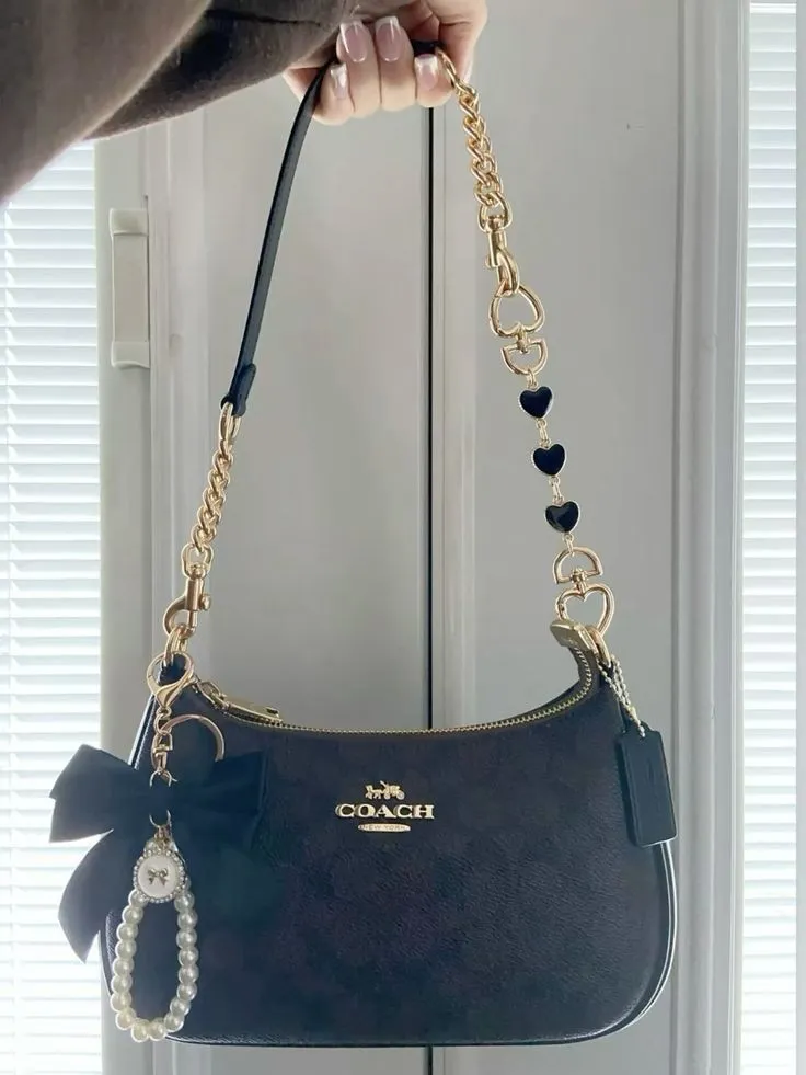 Coach Pochette Signature Avec Strap Perles 3