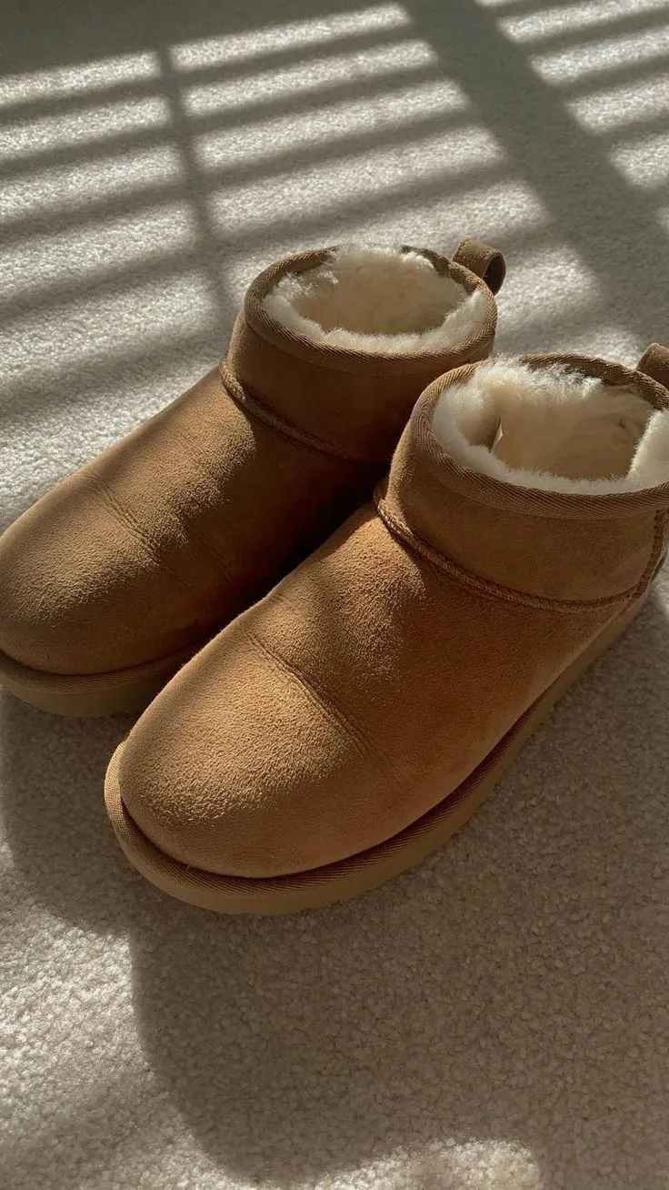 Boots fourrées camel style UGG 2