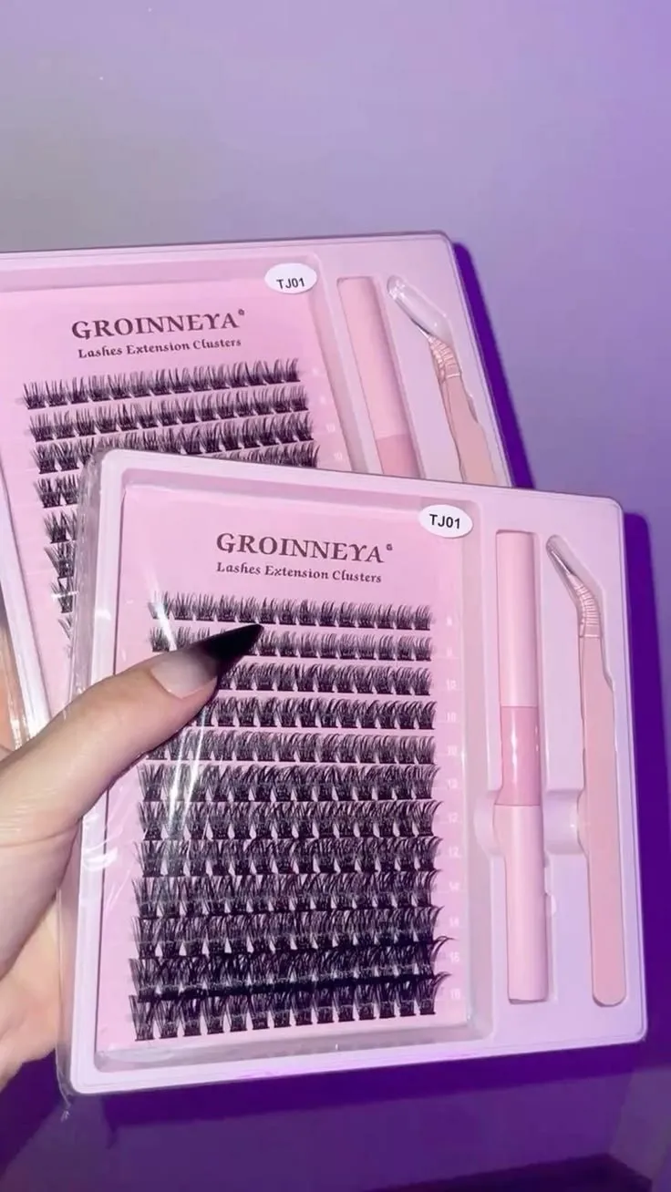 Faux cils individuels et pince applicateur 2