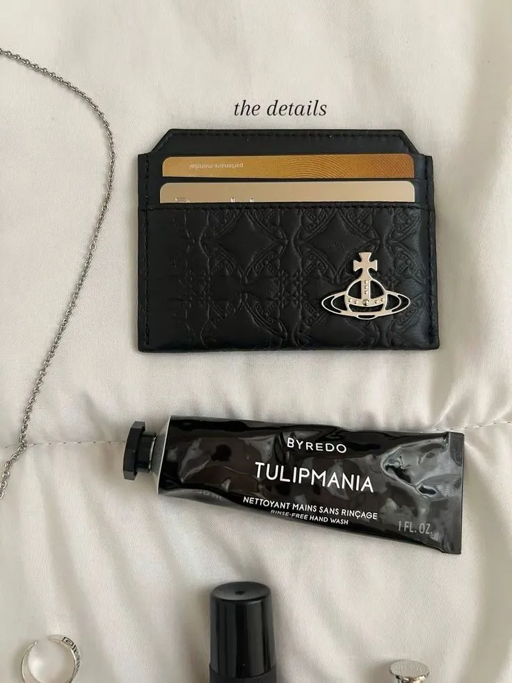 Porte-cartes Vivienne Westwood noir orb