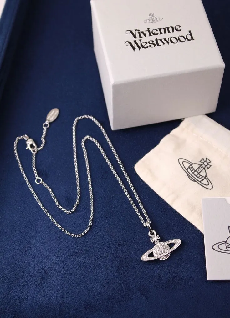 Collier chaîne argent pendentif planète 2
